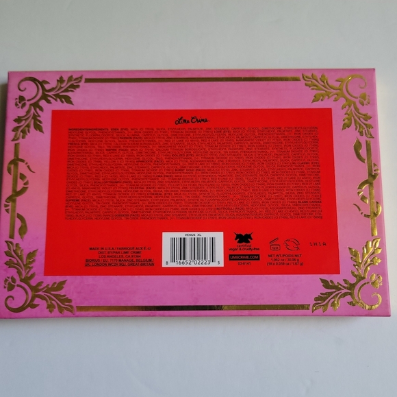 NWOB Lime Crime Venus XL Eye & Face Palette - Picture 6 of 7